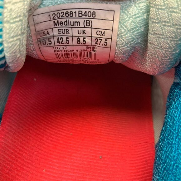 Brooks Adrenaline GTS 18 Shoe In Blue Size 10.5 Running Gorpcore Outdoor Workout - Picture 10 of 11